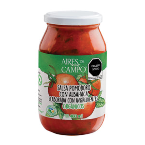 Salsa Pomodoro con Albahaca Elaborada con Ingredientes Orgánicos